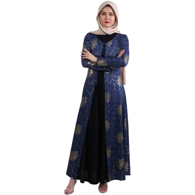2020 Summer/Autumn Modern Fashion Abaya Muslim Maxi Dress Women Long Dress