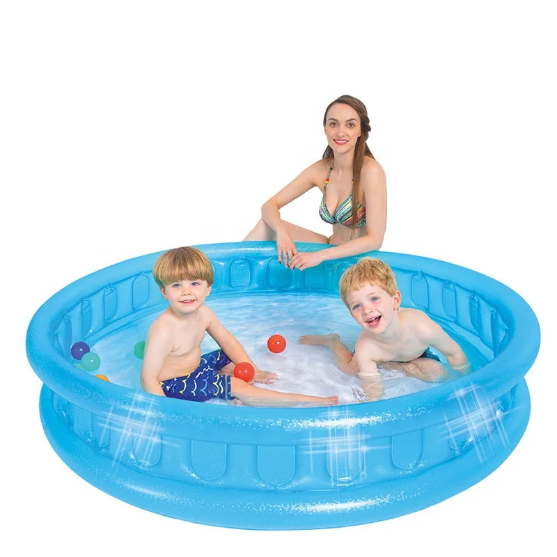 

Hot Selling PVC Heat Pump Kids Swimming Pool Inflatable, Blue