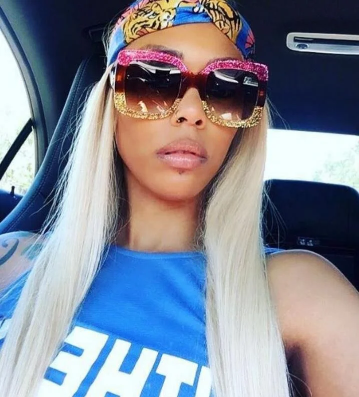 

high quality new big square women oversized sunglasses 2019 fashion international brand designer sunglasses