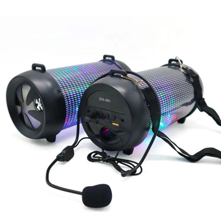 

Colorful LED Outdoor Portable Subwoofer 15W Karaoke home theater BT Speakers