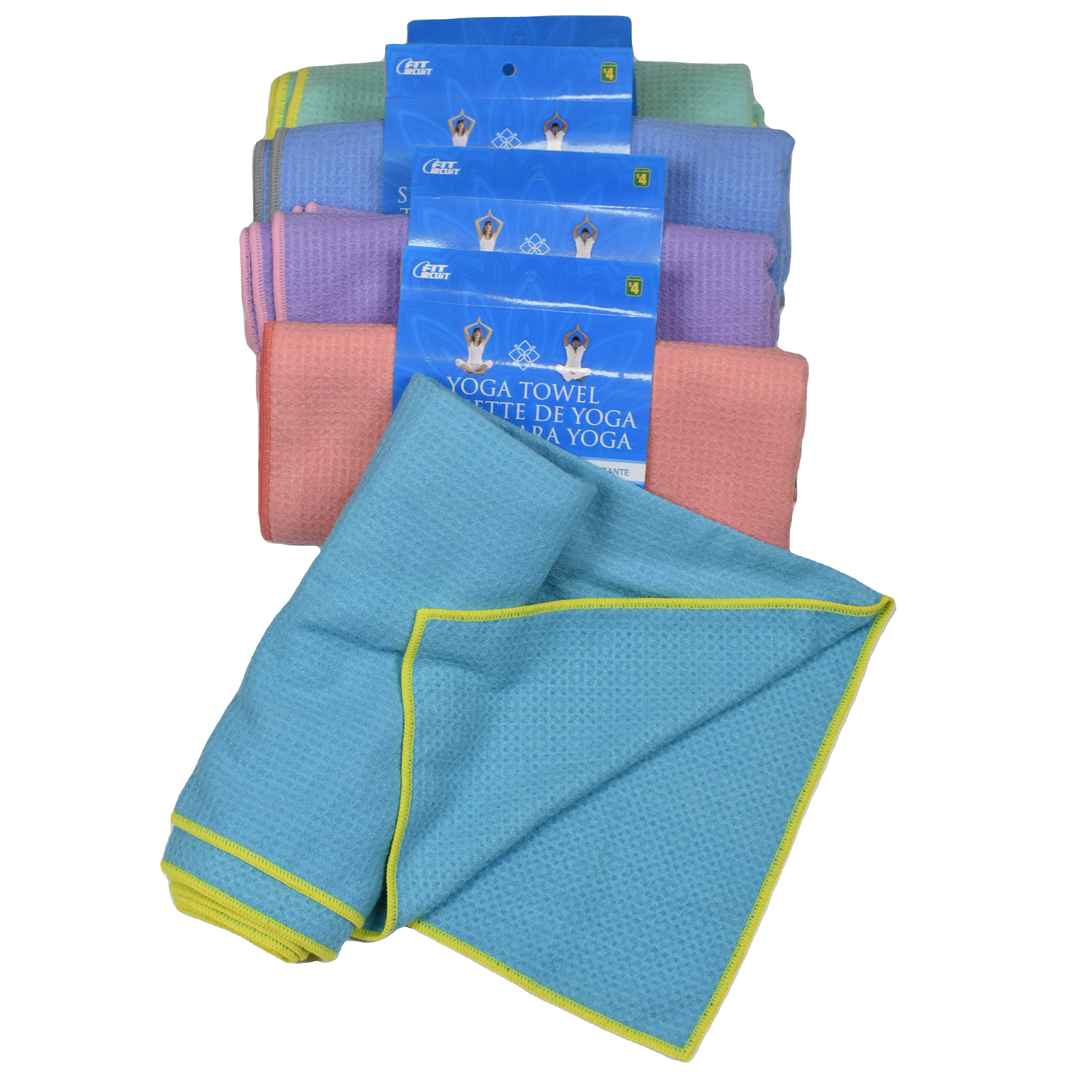 

New Type Top Sale Custom Design Non Slip Printed Waffle Microfiber Yoga Towel, Any color