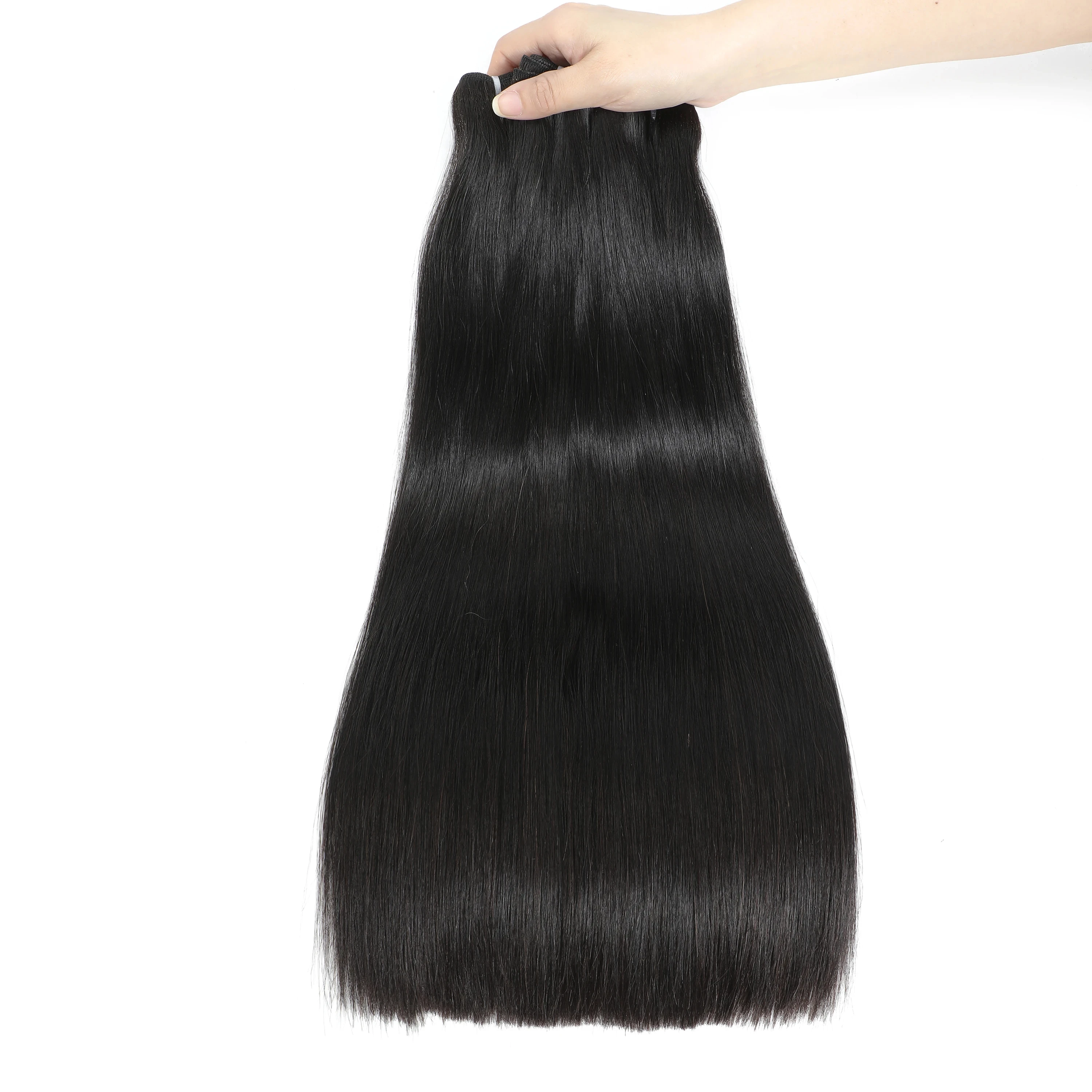 Unprocessed 12a Raw Vietnamese Hair BundlesWholesale Bone Straight Virgin Double Drawn Virgin Cuticle Aligned Human Hair Vendor