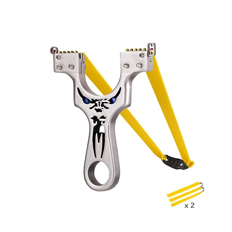 

Powerful Slingshot Hunting High Quality Stainless steel high resilience Rubber Band Outdoor High Precision Shooting Slingshot