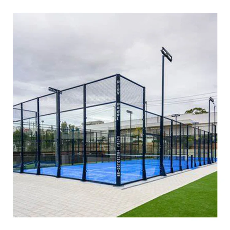 
cheap panoramic wpt type padel court 