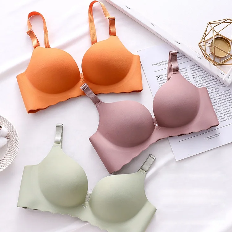 

2228 Low Price Wireless Gather Thin Cup Brassiere No Wire Push Up Bra Seamless Bras Women, 9 colors