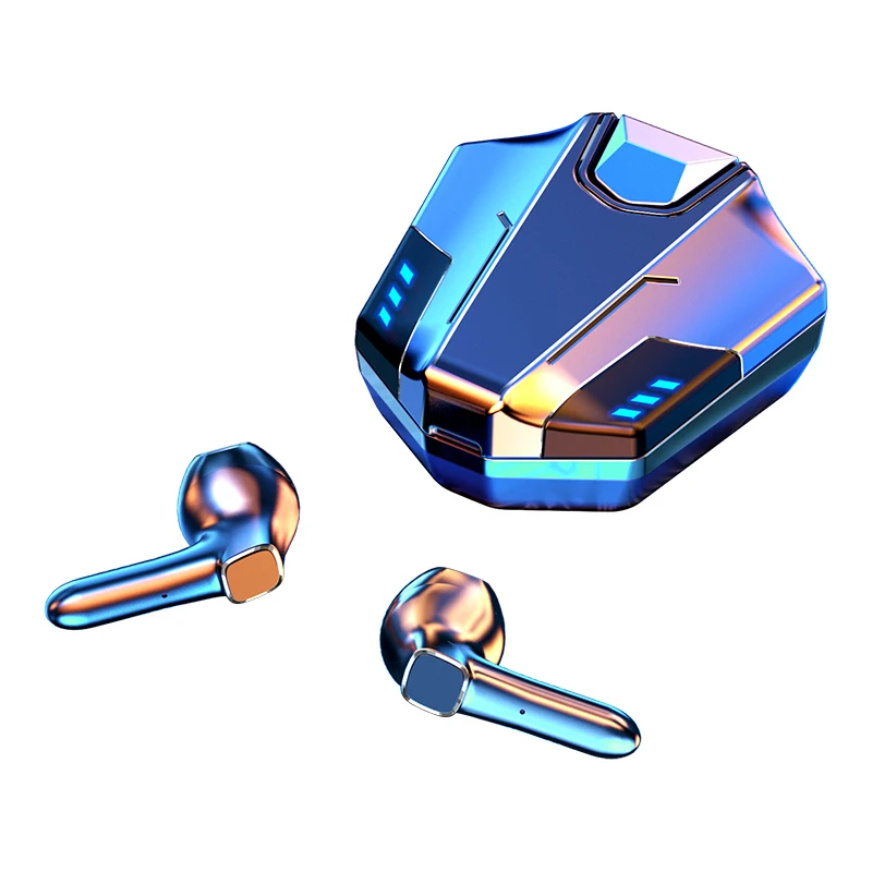 

Wireless earphones headphones noise reduction gaming earbuds with TWS BT, Black