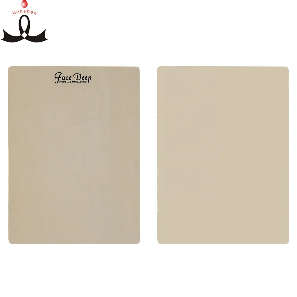 

Face Deep Latex 3D Microblading Tattoo Practice Skin Inkless Skin for Permanent Makeup, Skin color