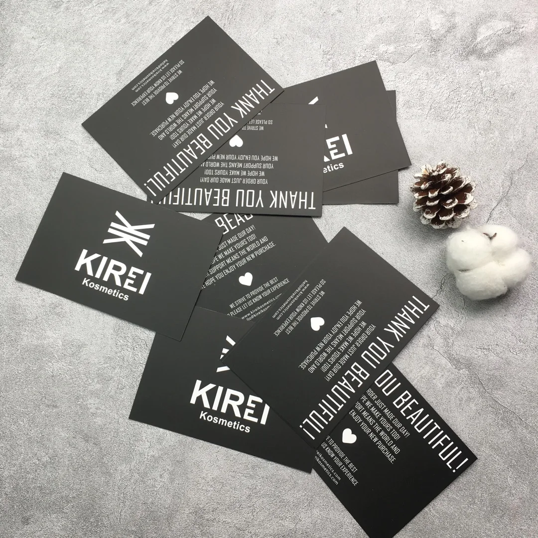 

Customized Colorful paper Thank You Cards, High Quality Custom paper Cards,Thank You Cards, Black