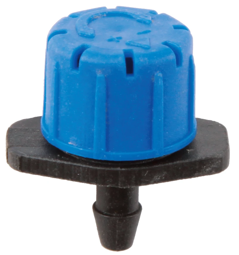 

Red/blue/black dripper for drip irrigation