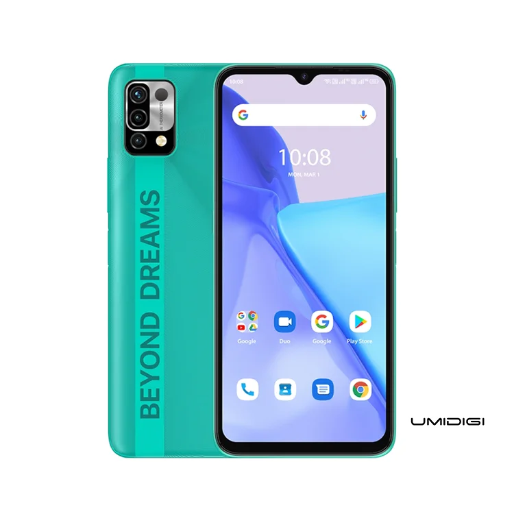 

New UMIDIGI Power 5 Smartphone 4GB 128GB Global Version 6150mAh Battery 6.53 inch Full Screen Android 11 for Wholesales