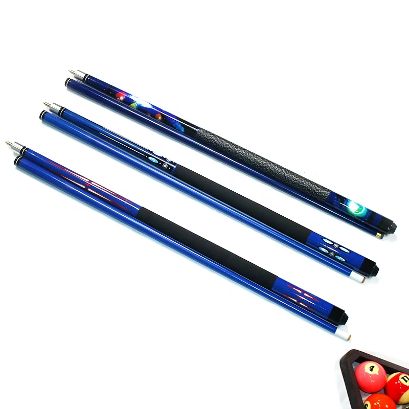 

New Arrival Billiard 1/2 Pool Cue Copycarbon Fiber Cue Stick For Sale, Photo color