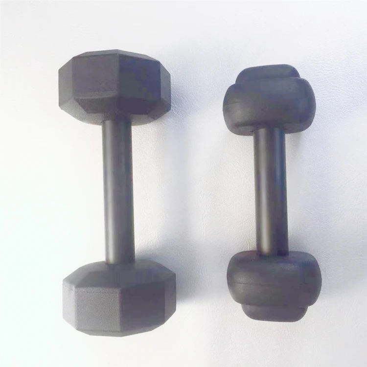 

Rehabilitation sports goods park sports pu dumbbells for the elderly, Black