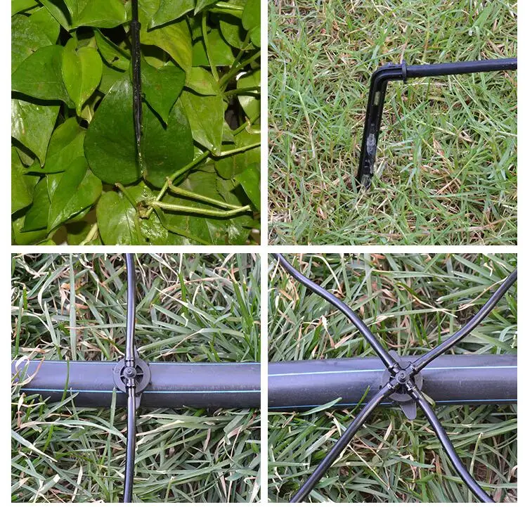 Indoor Automatic Drip Irrigation System For Pots And Bags In The Grow