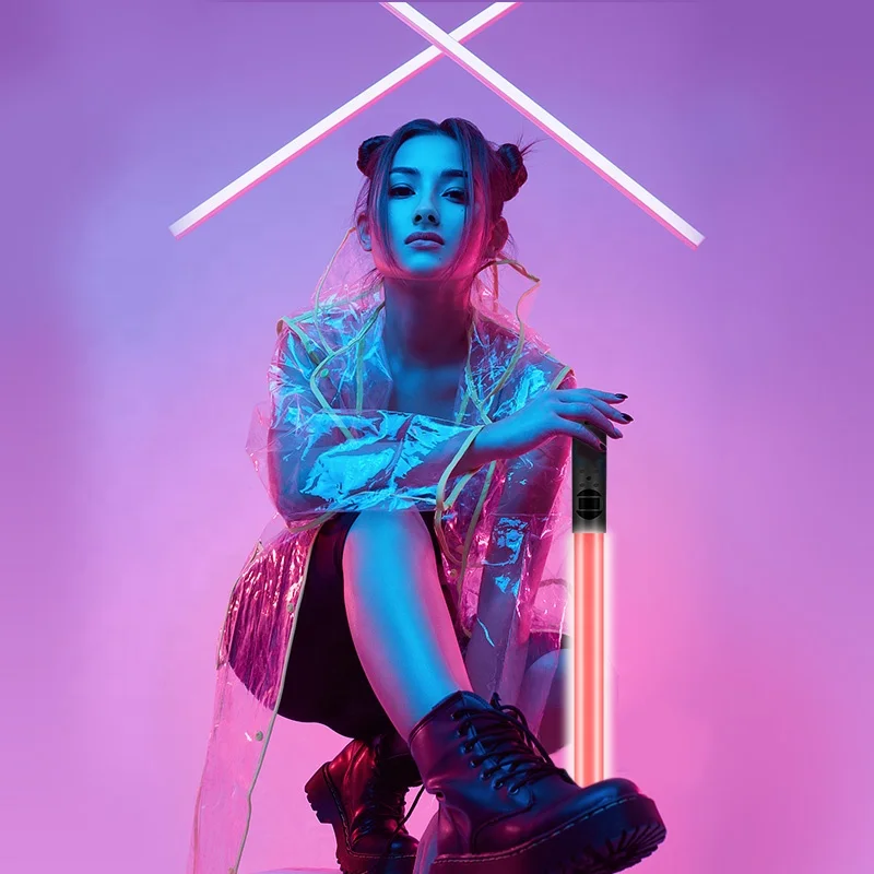 

LED Handheld Tube Color AV12 Fill Light Portable Dimmable Rechargeable Video Live Usb Photographic Lighting With Remote Control