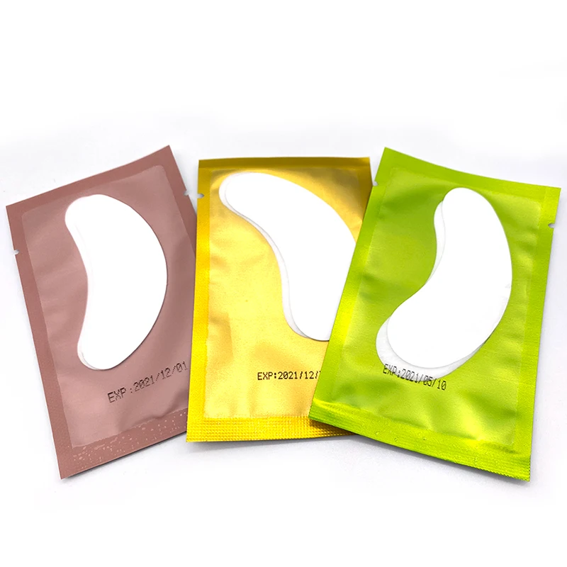 

Hot Sale gel pads eyelash extension patch dark circle eye gel patch for eyelash extensions, Pink