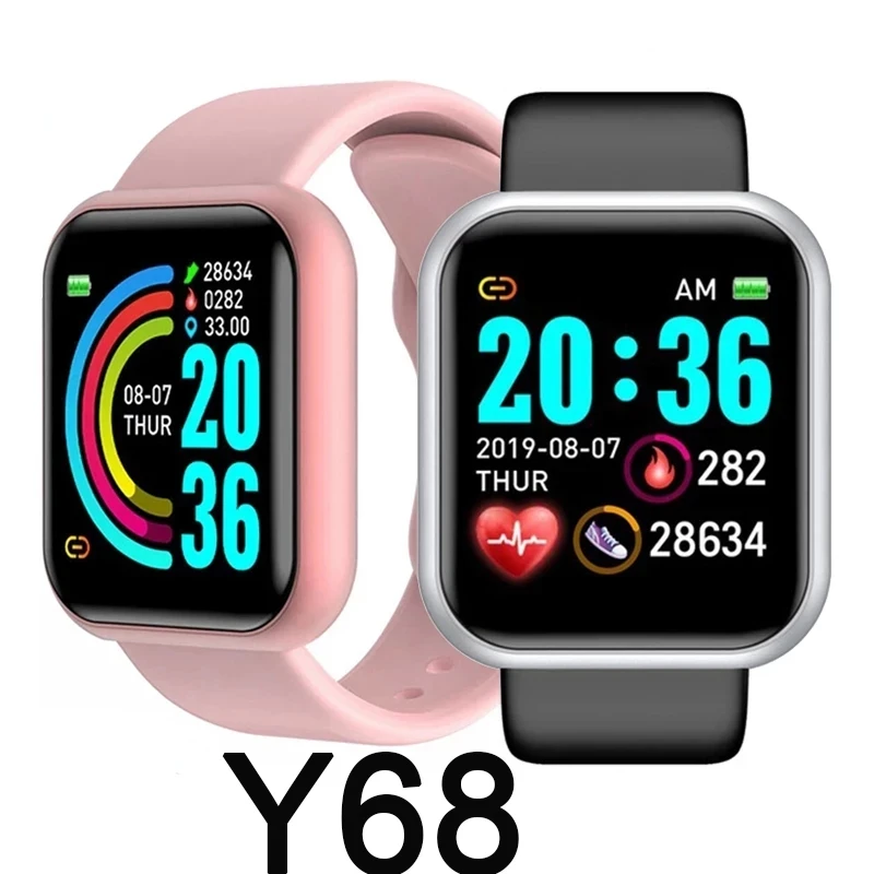 

hot sale lowest price fitness tracker smartwatch D20 relojes inteligentes touchscreen premium cheapest smart watch Y68