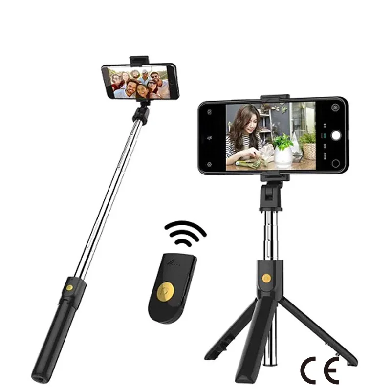 

Mobile phone tripod selfie stick integrated selfie video bracket aluminum alloy multi-function mobile stativ stand