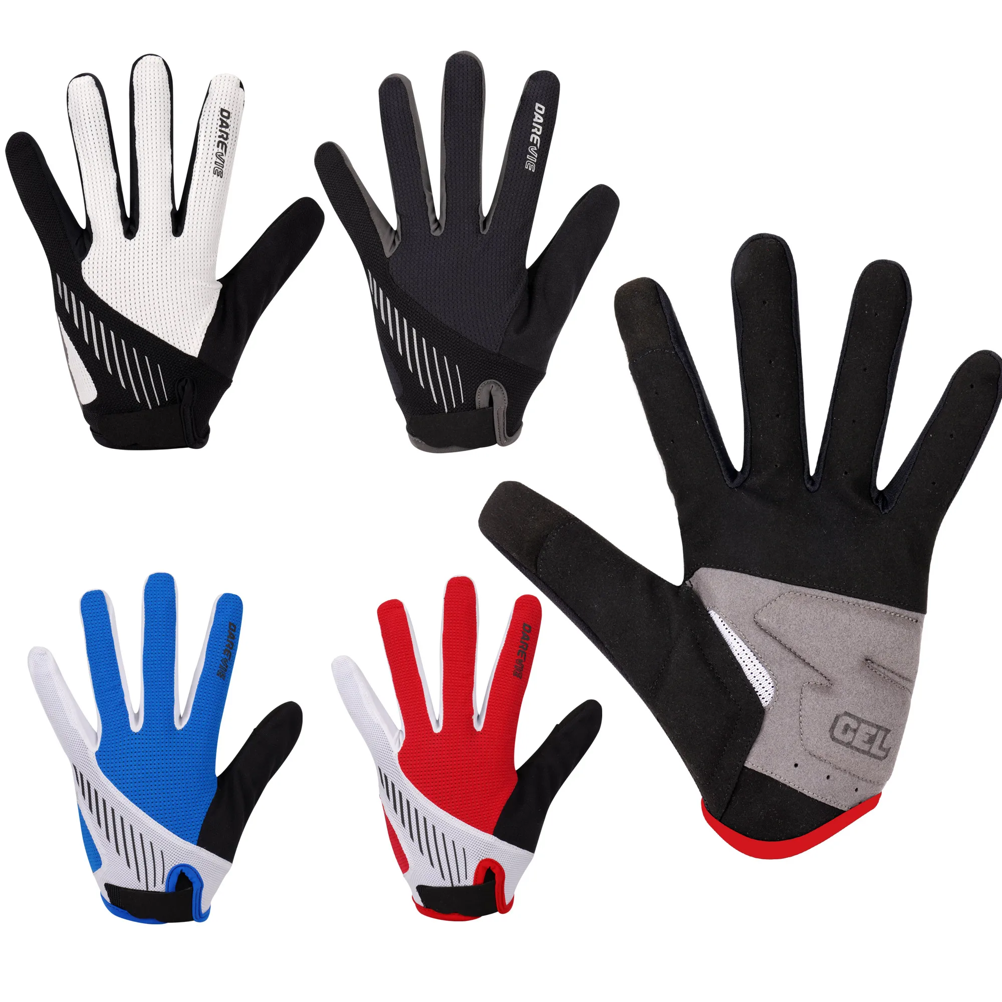 

Factory mens anti-silp motorcycle cycling racing running sport winter arm lightweight full finger bike cycling gloves