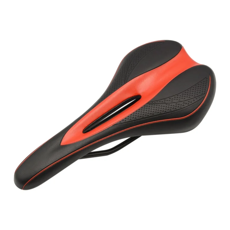 

Bike Seat Made of Comfortable Memory Foam Bicycle Seat for Men Women Bike Saddle for BMX MTB Road, Black and red,as your request