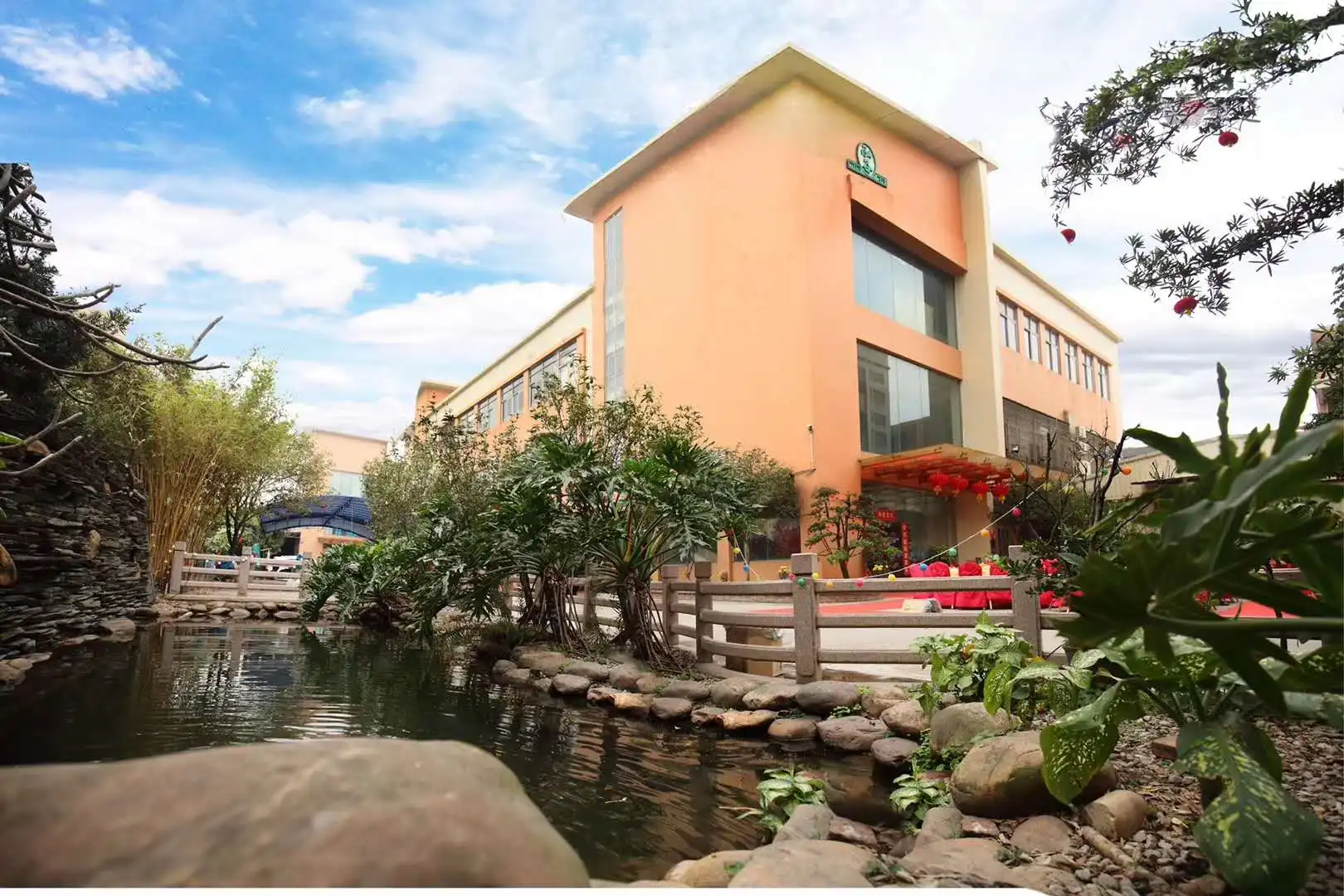 Nodic glass hollow wedding hotel decoration crystal metal square serving Mirror tray