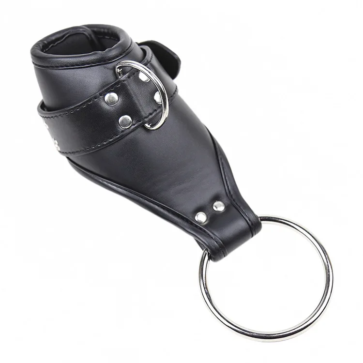 PU Leather Hanging Bdsm Handcuffs Fetish Bondage Restraints Suspension Hand Wrist Swing Cuff Adult Sex Toys For Couples