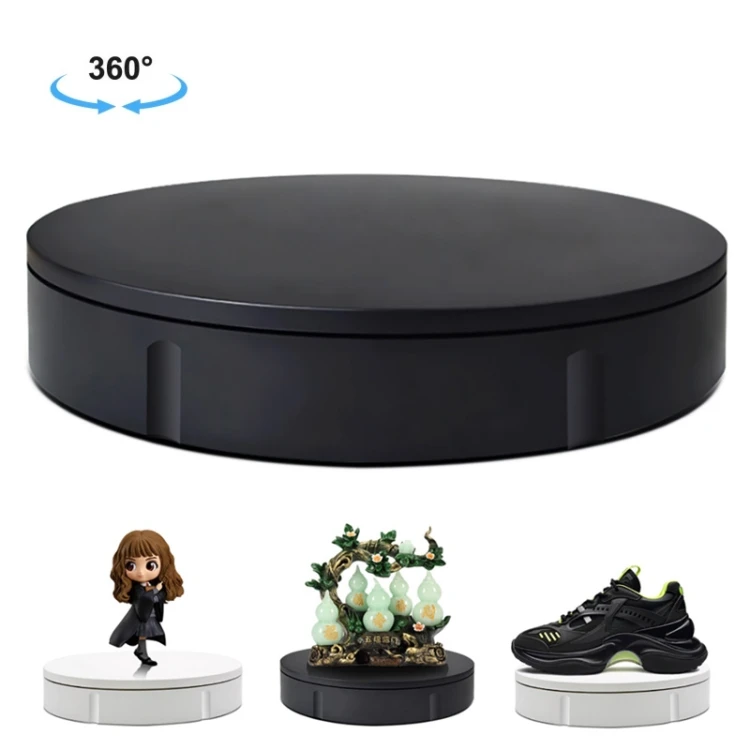 

Manufacture PULUZ 30cm Electric Rotating Turntable Display Stand Video Shooting Props Turntable Photography Load 100kg US Plug