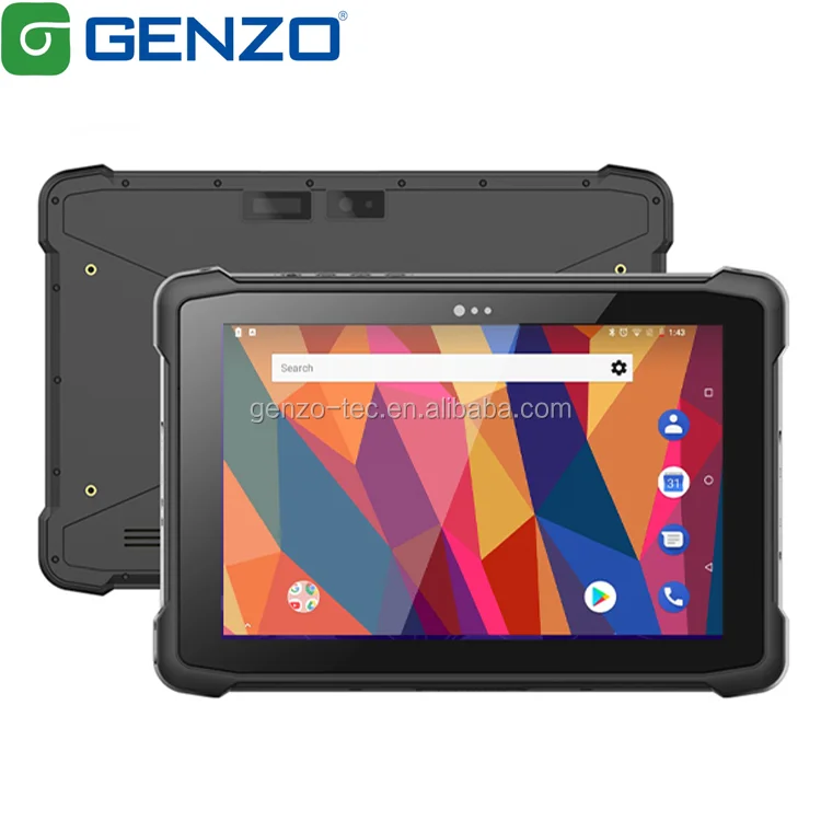 

GENZO MT106 Cheapest 10 inch Rugged Android Tablet IP65 Waterproof Rugged Industrial Tablet Android 8.1 Rugged Tablet 10 inch