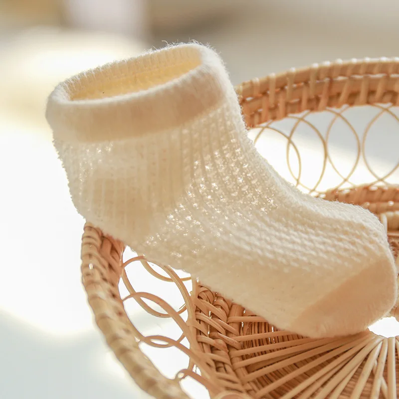 

Summer Baby Socks New Super Silk Stockings ChildrenThin Mesh Breathable Ice Silk Boneless LOOSE SOCKS Newborn Baby
