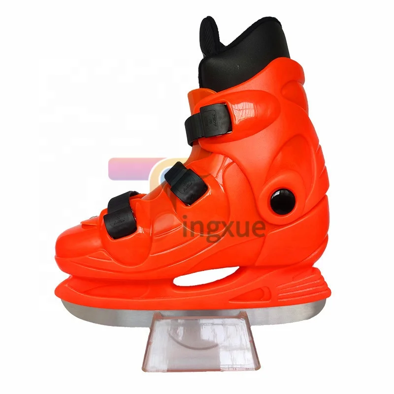 
Popular Wholesale fixed size rental ice skate shoes for ice rink ice hockey skates for children, teenagers and adults 