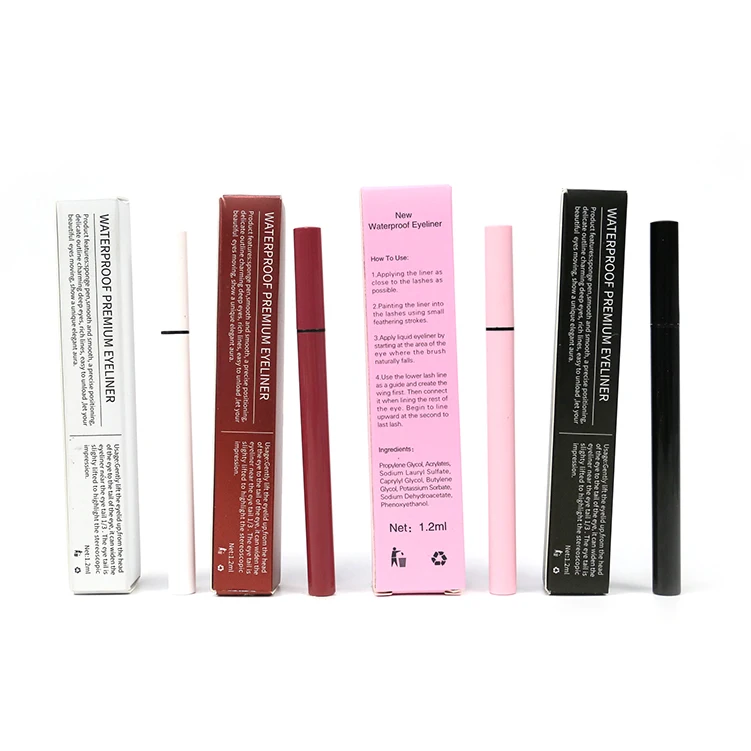 

Waterproof Private Label Eyelash Eyeliner Glue Pen Match Any Eyelashes with Customized Packaging Eyeliner Glue, Black color