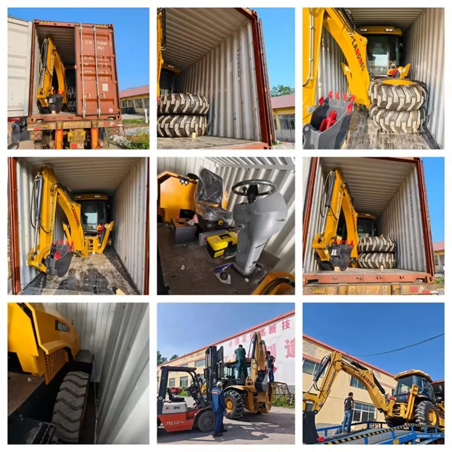 Euro 5 EPA Construction Machine Backhoe Loader China Large Backhoe Loaders 75KW Cummins Powered Backhoe Loader