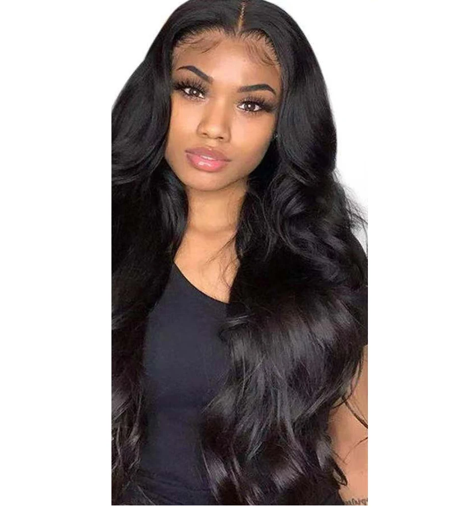 

Headband Wig Human Hair Black Women Ponytail Human Headband Synthetics Hair Wigs