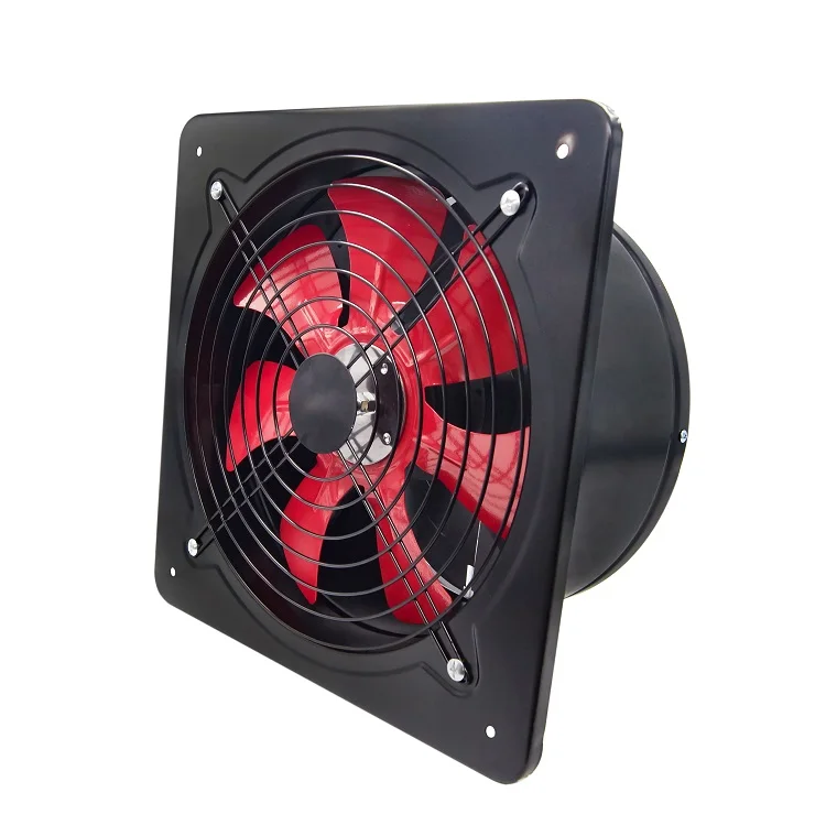 12 Inch High Speed Industrial Iron Exhaust Fan Extractor Wall Mounted ...