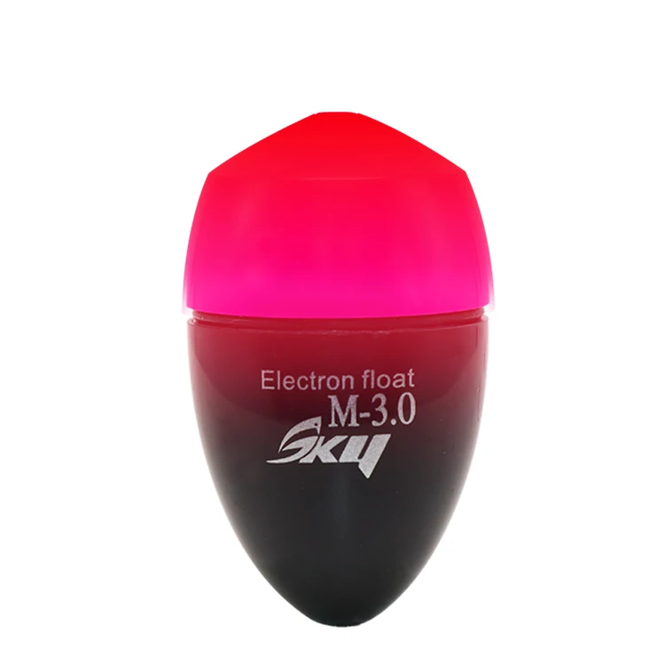 

Factory High Quality ABS Drop Resistance Luminous Fishing Float Light Fishing Bobbers, Black+pink