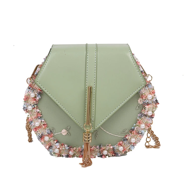 

2021 Popular Fashion Girls Cute Pearl Hand Bags Ladies Chain Cross-body bag Women Luxury Purses Women Handbag