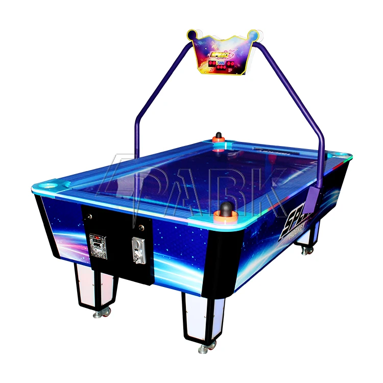 

coin operated air hockey with shining led light kids sports indoor toys gaming machine