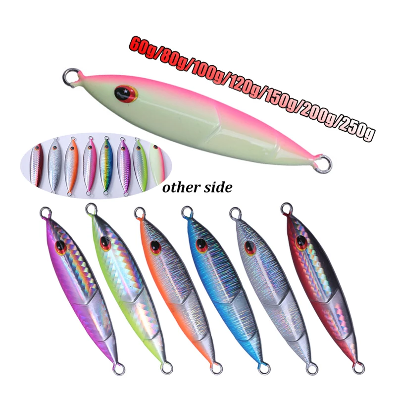 

Japan quality model 3d eyes lifelike sea bass fishing Fast lead metal Jig lure slow jigging fishing lure