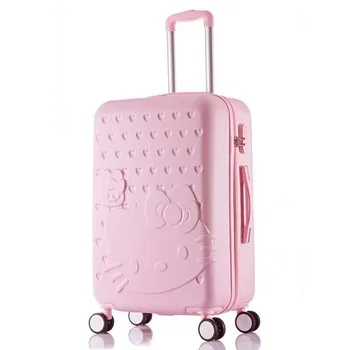 

Carry On Kids Travel Bags Trolley Rolling Luggage Children Suitcase Baby Luggage Kitty luggage, Color full