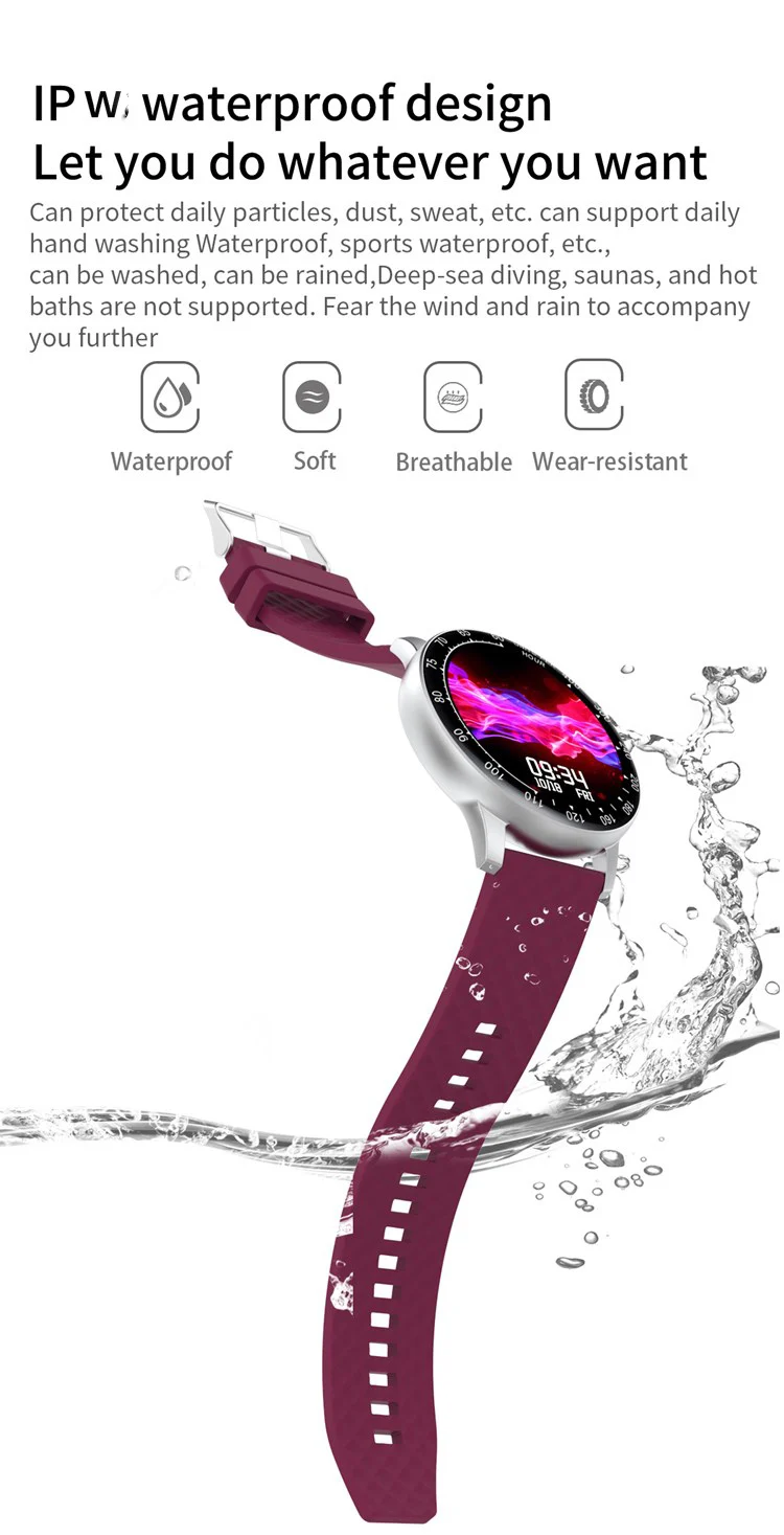 H30 Smart Watch 2020 Smart Bracelet Customizable Album Dial Full Touch Screen BT fitness watch Reloj Inteligente Smartwatch H30