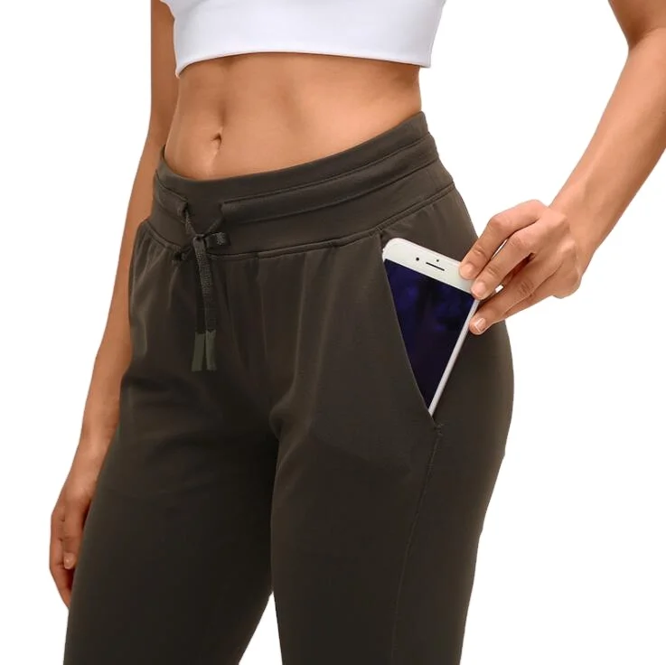 

Wholesale Loose Breathable Sport Yoga Pants Casual Fitness drawstring Jogging Pants For Women, Black,red,green