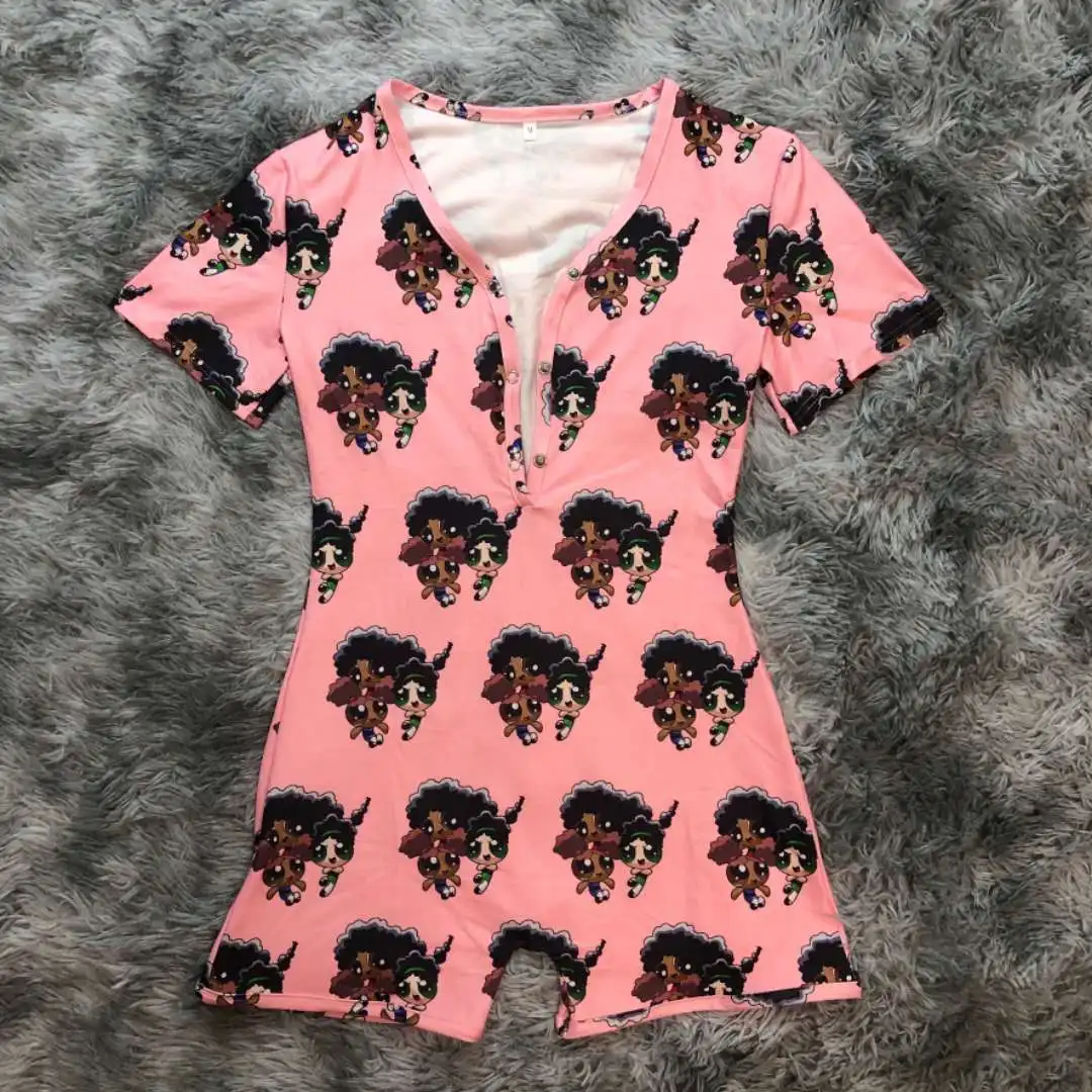 

Sexy One-Piece Women hot selling sexy pajamas summer adult onesie for women