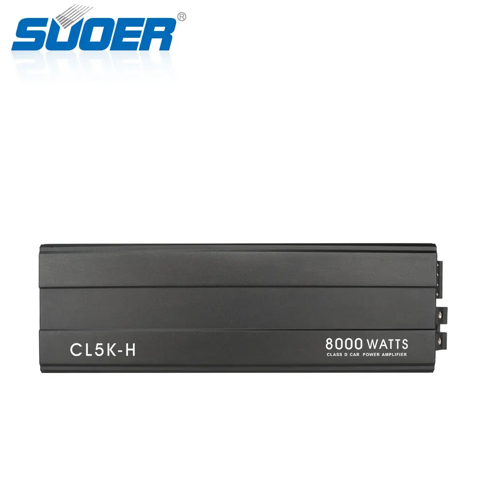 

Suoer CL-5K car audio amplifier class d 8000w car amplifier, Black