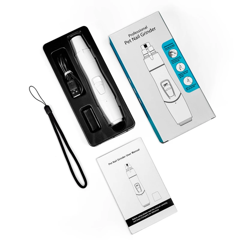 

Professional Usb Rechargeable Electric Pet Grooming Cat Pedicure Trimmer Large Dogs Dog Nail Grinder, Customized color