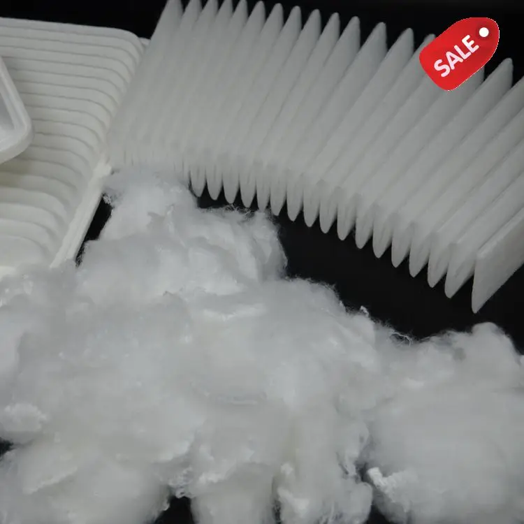 
Top quality low melt polyester fiber LMF 4D 51MM for heat-bonding non-woven fabric 