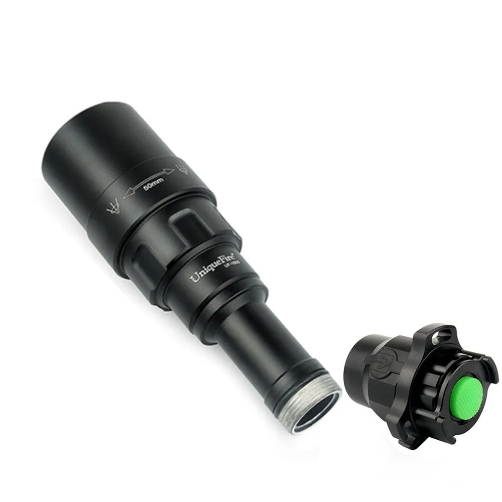 

UniqueFire 1605-50 50mm lens dimmable SFH 4715AS 850nm LED usb rechargeable zoomable night vision ir hunting flashlight