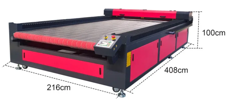 1600 X 3000 mm industry laser equipment TS1630 cloth laser cutting machine