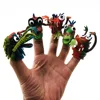 Creative New Fancy Kids Finger Simulation Animal Silicone Finger Set Boy's Bedtime Story Makes Weird Doll Toys