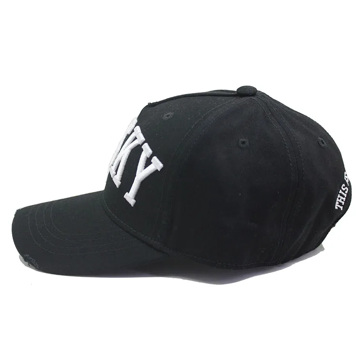 
Custom 3d embroidery logo cotton popular fashion hat baseball cap 