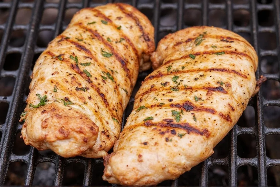 Juicy grilled chicken breast