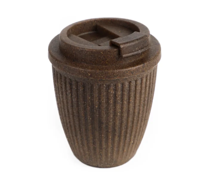 

Qinge Customized Mug Biodegradable Eco-friendly Coffee To Go Coffee Grounds Travel Coffee Cups and Mugs with Lid